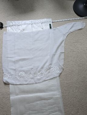 Ralph Lauren White Embroidered Shawl Swim Cover Up